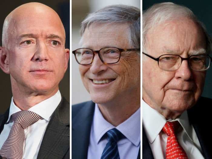 The 5 richest men in the US have a staggering combined wealth of more than $415 billion - otherwise known as more than 2% of America's GDP