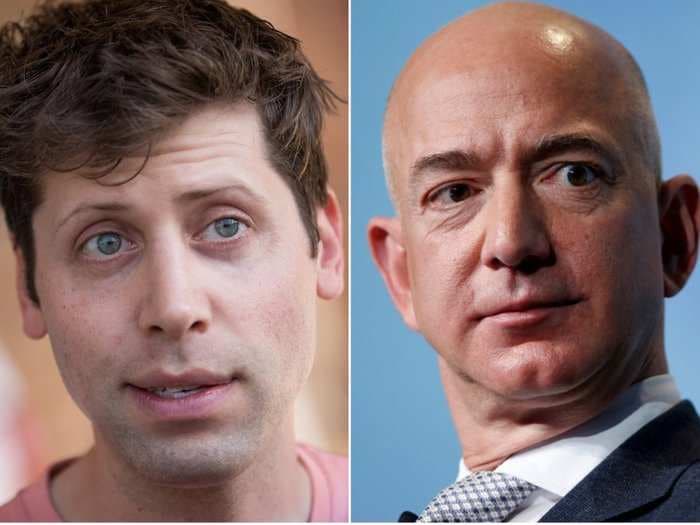 Jeff Bezos thinks there's not enough humans in the world for all the potential jobs, according to tech investor Sam Altman