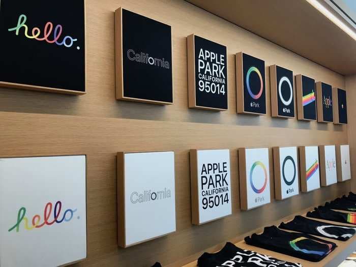 Here are the unique Apple items you can only find at the visitor center near its spaceship headquarters