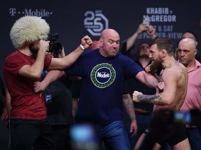 Dana White slams Conor McGregor and Khabib Nurmagomedov's 'unacceptable' social media feud, says UFC is taking action