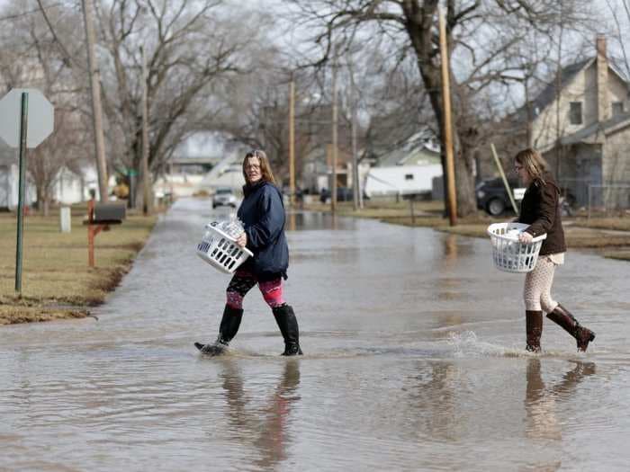 Nebraska's devastating floods will force workers to leave the Midwest in droves. Here's where they're expected to migrate