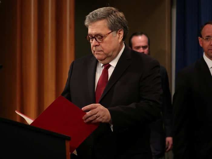 Barr says Mueller report outlines 10 instances of potential obstruction of justice by Trump