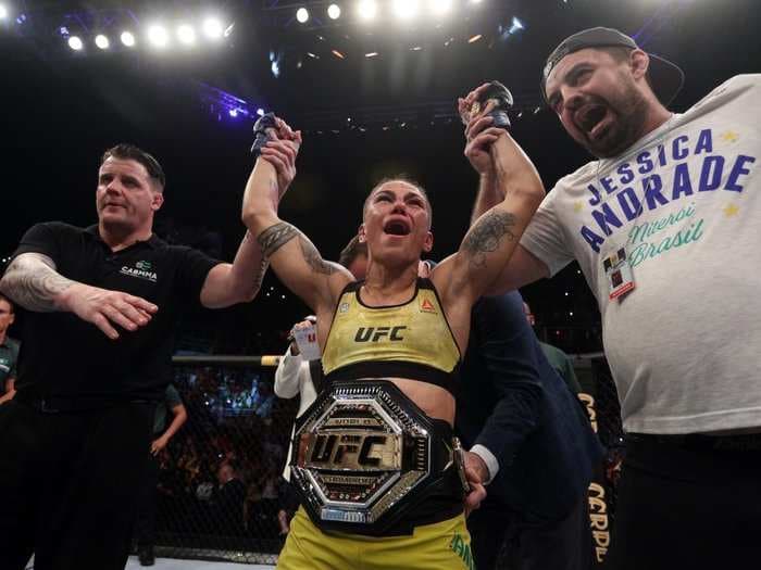A female UFC star celebrated her latest championship win by posing naked, and it turns out it's a growing trend amongst fighters