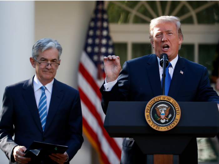 President Trump says he never threatened to fire Fed chairman months after White House team researched whether it's legal