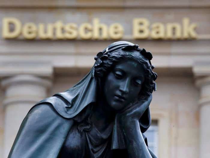 Deutsche Bank slides after layoffs begin as part of its $8.3 billion restructuring plan