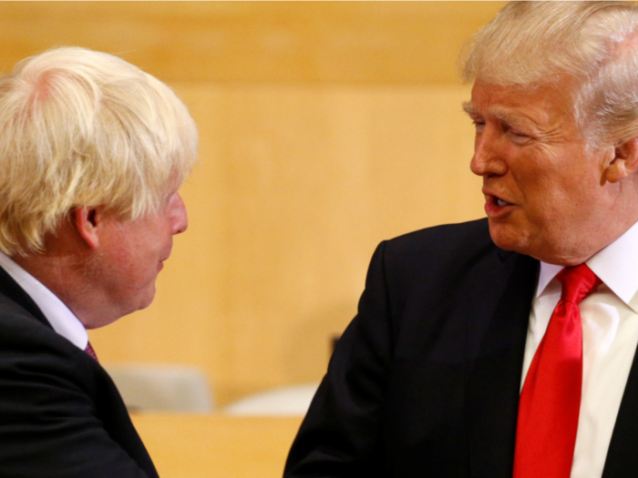 Donald Trump welcomes Boris Johnson's victory as the 'Britain Trump'