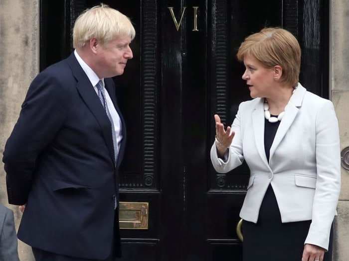 A new poll shows Scotland would vote for independence just weeks after Boris Johnson became prime minister