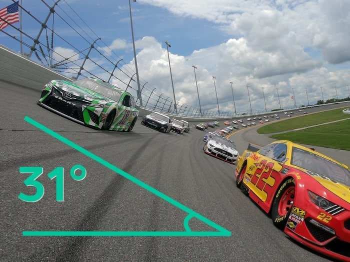 How NASCAR's banked turns help cars go faster