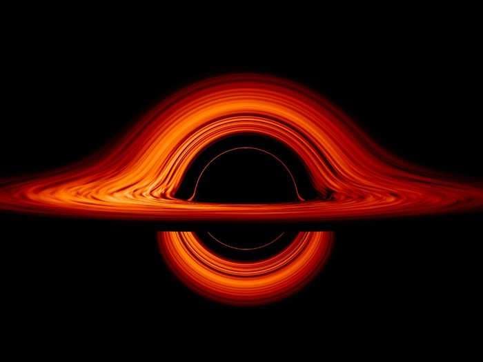 A mesmerizing NASA animation shows how a nearby black hole would warp spacetime like a fun-house mirror