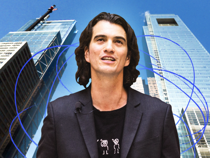 Adam Neumann told staff earlier this year his family had 100% control of WeWork and even in 300 years, his descendants would be in control as 'the moral compass of the company'