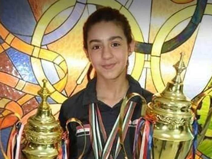 A 11-year-old Syrian table tennis player beat a woman 30 years older than her to qualify for the Olympics
