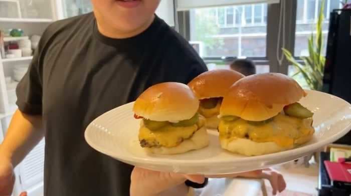 A celebrity chef shared his at-home recipe for a simple McDonald's-inspired cheeseburger