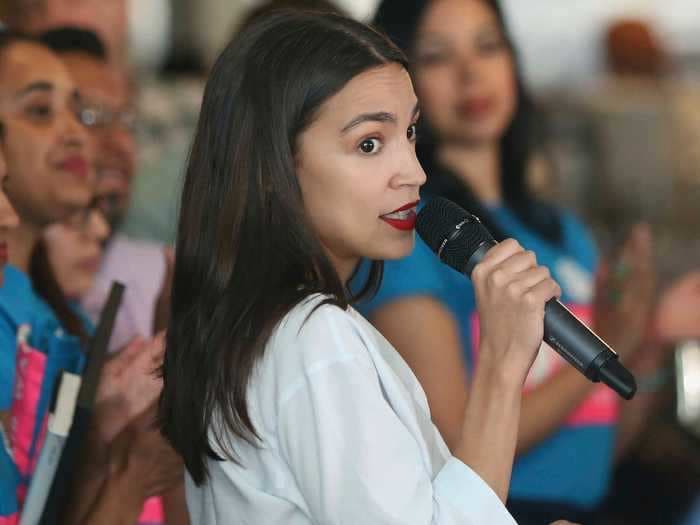 Alexandria Ocasio-Cortez deleted a tweet about the negative oil price which said: 'You absolutely love to see it'