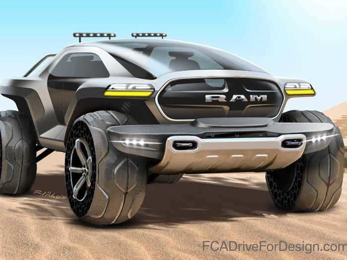 RAM asked designers to create wildly futuristic truck designs for a surprise 24-hour contest. Here are the 10 winners.