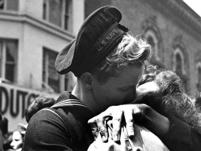 11 historic images capture the joy felt in the US and Europe when Nazi Germany was defeated 75 years ago