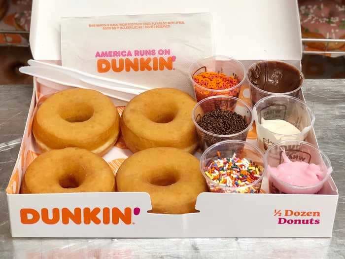 Dunkin' is selling DIY donut decorating kits for people to enjoy at home