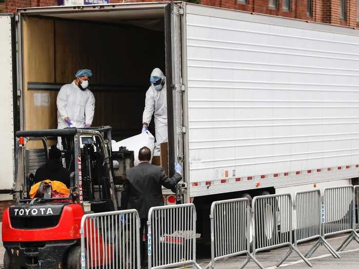 The FDA just released a ghoulish handbook for how to convert trucks from storing coronavirus victims' bodies to hauling food