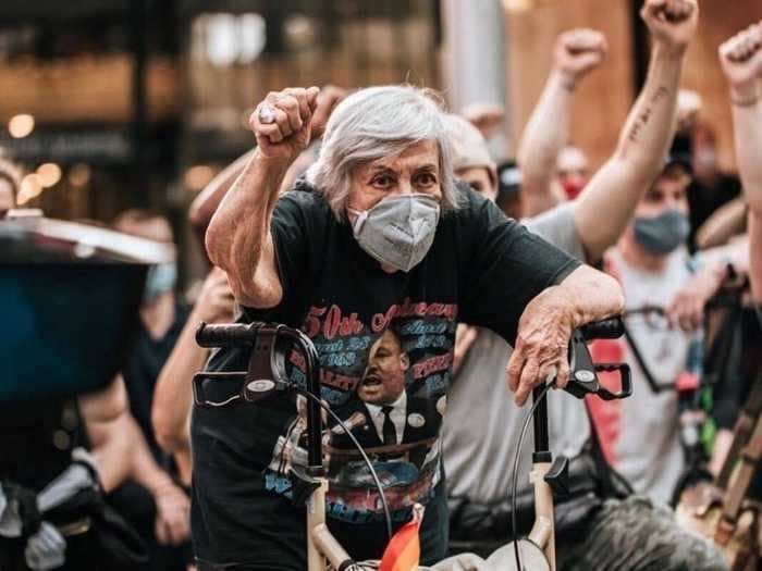 This 90-year-old New York activist fought racist housing practices, was a nurse during the AIDS epidemic, and is now protesting for Black Lives Matter