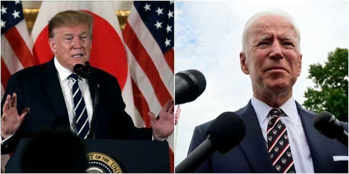Trump claims a Joe Biden presidency would cause stock gains to 'disintegrate and disappear,' but JPMorgan says it could actually boost the market