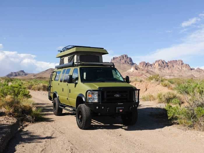 Sportsmobile's off-road Ford camper van has a 'penthouse' roof for up to $225,000 — see inside the Classic 4x4