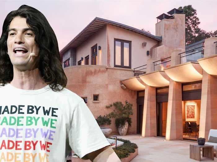 WeWork cofounder Adam Neumann is selling his San Francisco Bay Area compound for $27.5 million — look inside the 'Guitar House'
