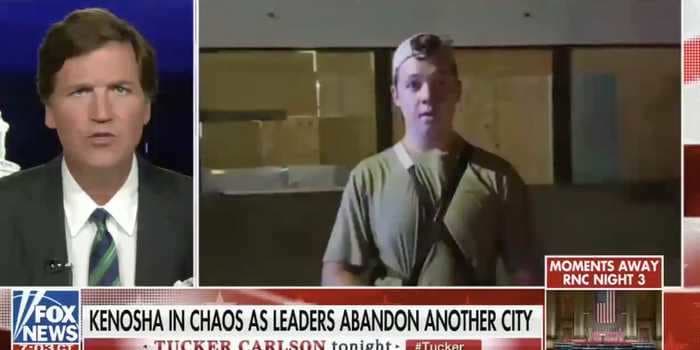 'They had to maintain order when no one else would': Tucker Carlson implies local officials and demonstrators are to blame for the 17-year-old accused of killing two Jacob Blake protesters