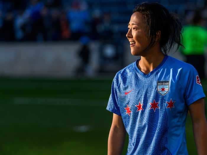 A women's World Cup champion is set to make history as the first female soccer star to play professionally with a men's club