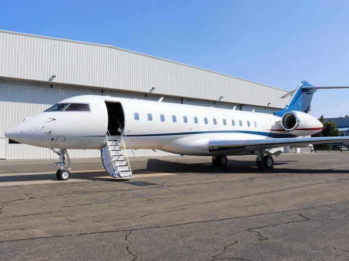 This brand-new $56 million Bombardier Global 6500 private jet can fly 6,600 nautical miles and  is now for sale  – see inside