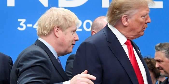 Boris Johnson, who almost died from the coronavirus, wishes Trump and the first lady 'a speedy recovery'