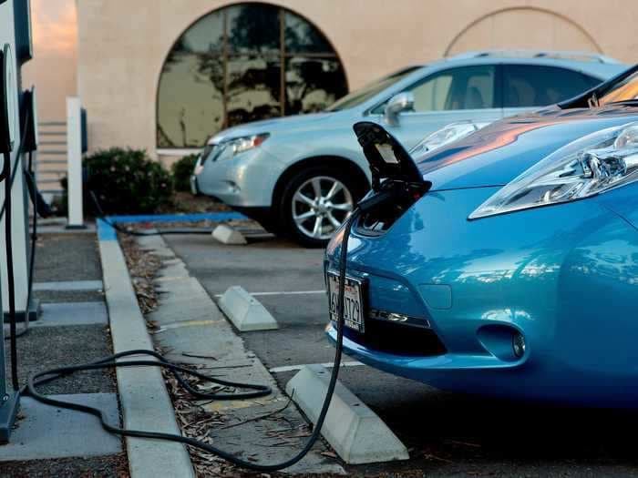 The most popular used EV in the 25 states with significant sales is either the Nissan Leaf or the Tesla Model S
