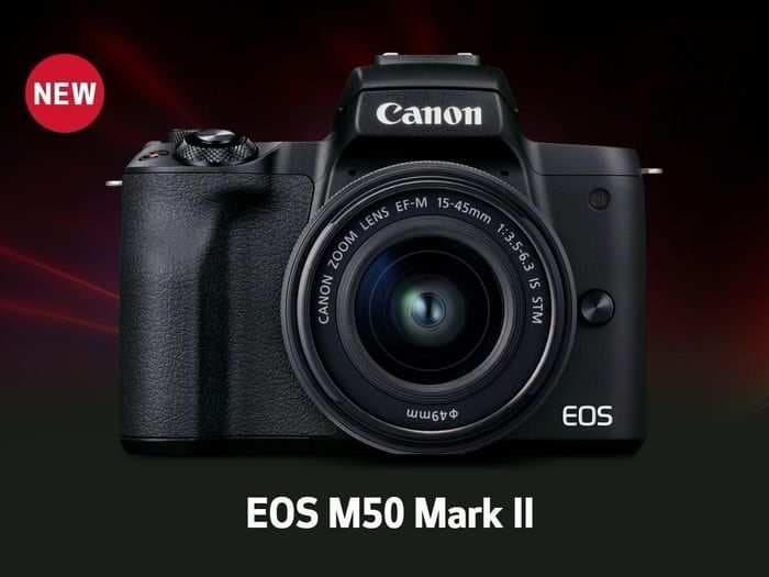 Canon expands its mirrorless camera lineup with the launch of EOS M50 Mark II in India