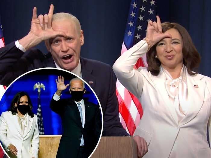 'Saturday Night Live' parodied Joe Biden and Kamala Harris' victory and imagined a musical Trump concession speech