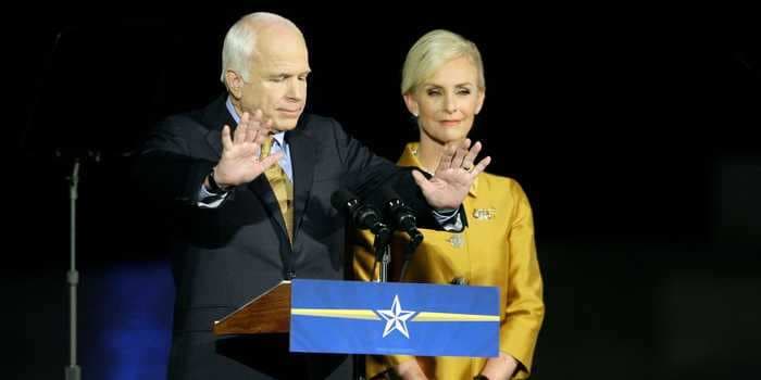 John McCain's widow hopes that Trump 'stays on the right side of history' by bowing out gracefully