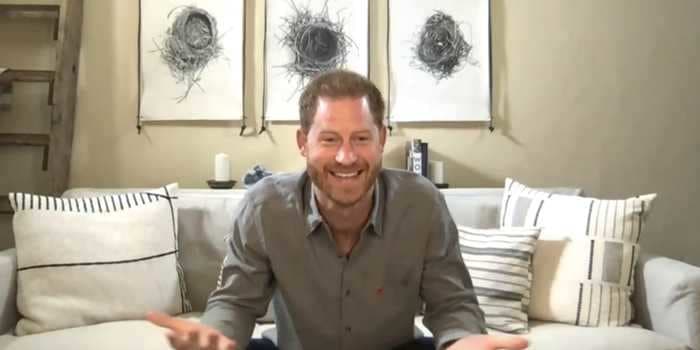 Prince Harry delivered a touching surprise message to a wounded veteran on the UK equivalent of 'Dancing with the Stars'