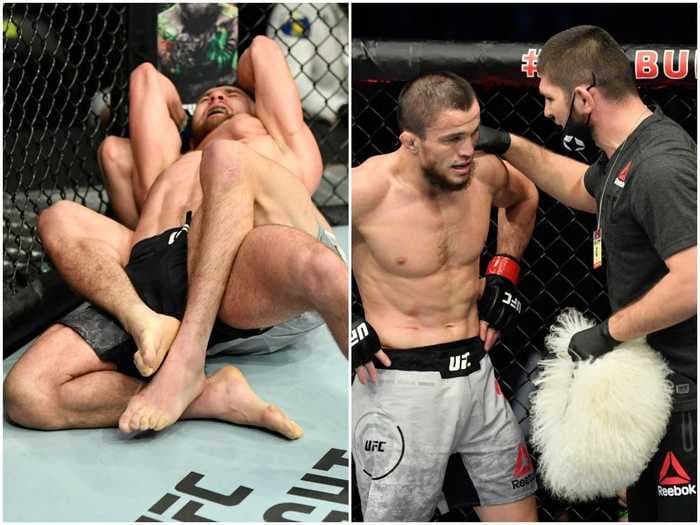 Following in his cousin Khabib's footsteps, Umar Nurmagomedov made a UFC debut to remember by scoring a second-round submission