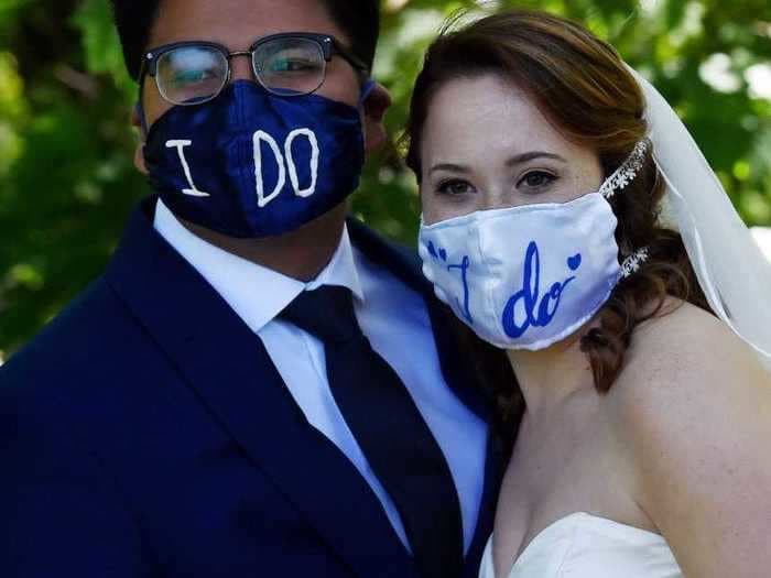 13 photos that show how weddings have changed during the pandemic