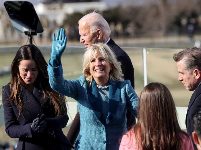 People are loving Jill Biden's scrunchie and ponytail that she wore to buy Valentine's Day desserts