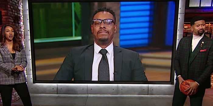 NBA great Paul Pierce gave himself flattering NBA comparisons and drew a hilarious reaction from Jalen Rose