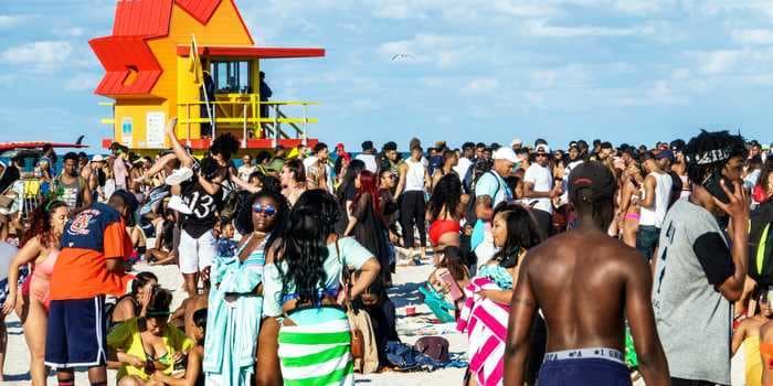100 people have already been arrested at Miami Beach this week as people head down for spring break