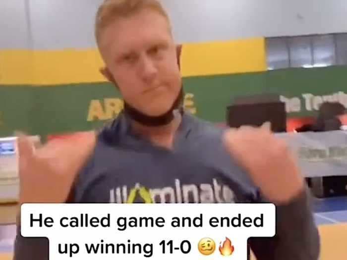A high school basketball player challenged a retired journeyman NBA player to a pickup game and got fried