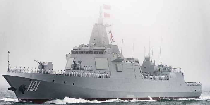 China's rapidly growing navy just got 3 new warships in a single day