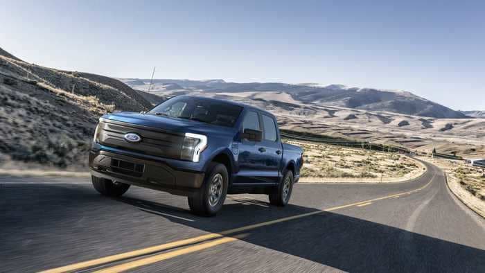 Ford unveils a 'Pro' version of its F-150 Lightning electric pickup. It starts at $40,000, is aimed at commercial customers, and can tow up to 7,700 pounds: take a look.