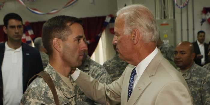 Biden honored his son Beau, who died of brain cancer in 2015, during his Memorial Day speech