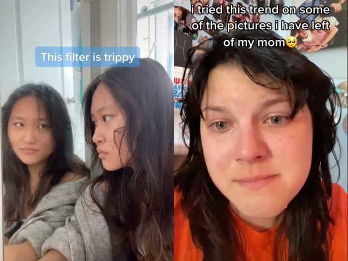 People are using TikTok's photo animation effect to remember deceased loved ones