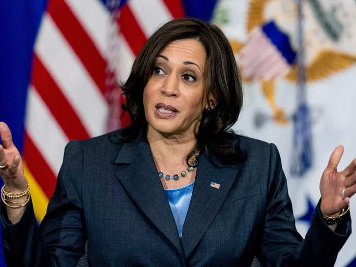 Vice President Kamala Harris said images at the border of officers chasing Haitian refugees reminded her of 'times of slavery'
