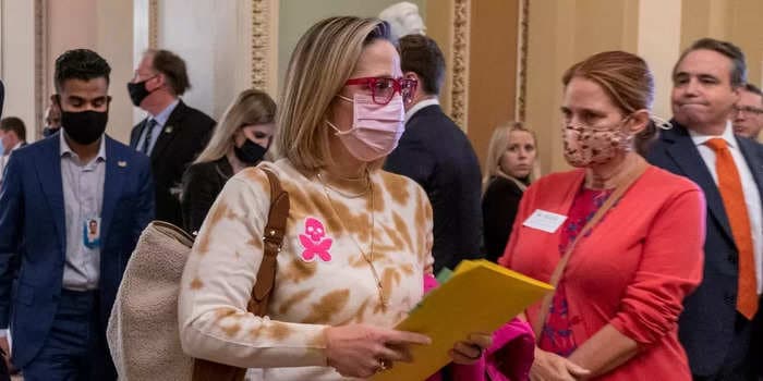 Sen. Krysten Sinema says articles reading into her fashion choices are 'very inappropriate' and 'not helpful'