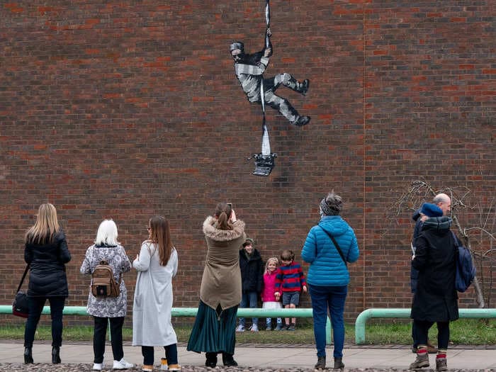 Banksy is raising $13 million to help convert a British prison that once held Oscar Wilde into a community art center