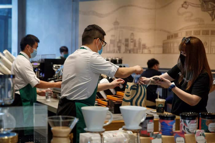 Starbucks closes 2 stores and launches a full inspection of all 5,400 outlets in China after a report that staff used out-of-date produce