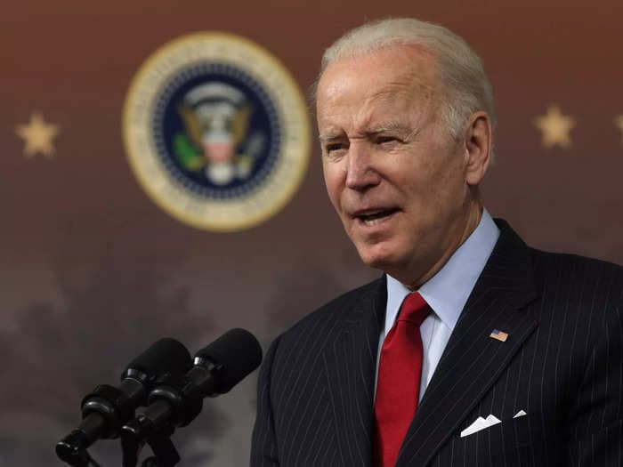 Biden slams 'capitalism without competition' as 'exploitation' and says he wants to put an end to it by cracking down on big corporations
