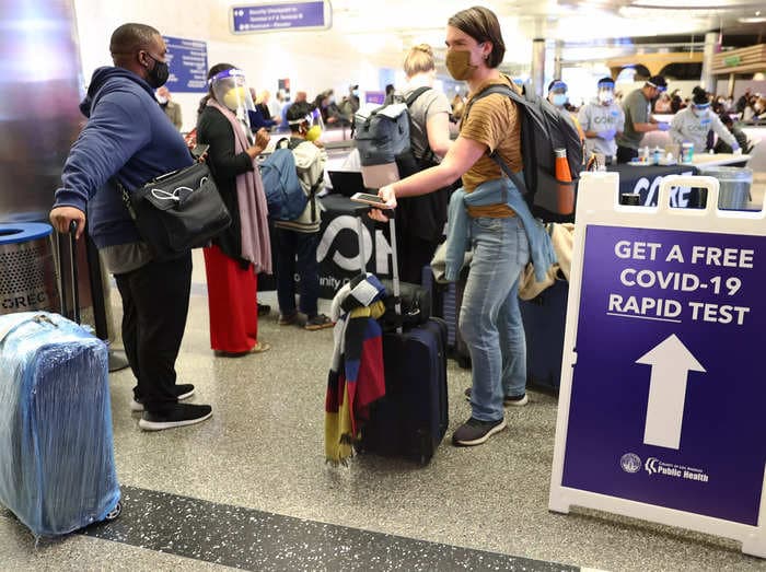 Airlines are urging the Biden administration to remove predeparture COVID-19 rules for vaccinated passengers traveling to the US